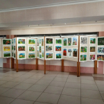 Выставка детских рисунков в РДК Ключевского района.