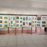 Выставка детских рисунков в РДК Ключевского района.