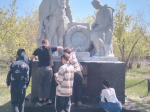 Субботники у обелисков в Ключевском районе.