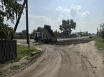 По просьбе жителей села Ключи привели в порядок переулок.