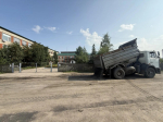 По просьбе жителей села Ключи привели в порядок переулок.